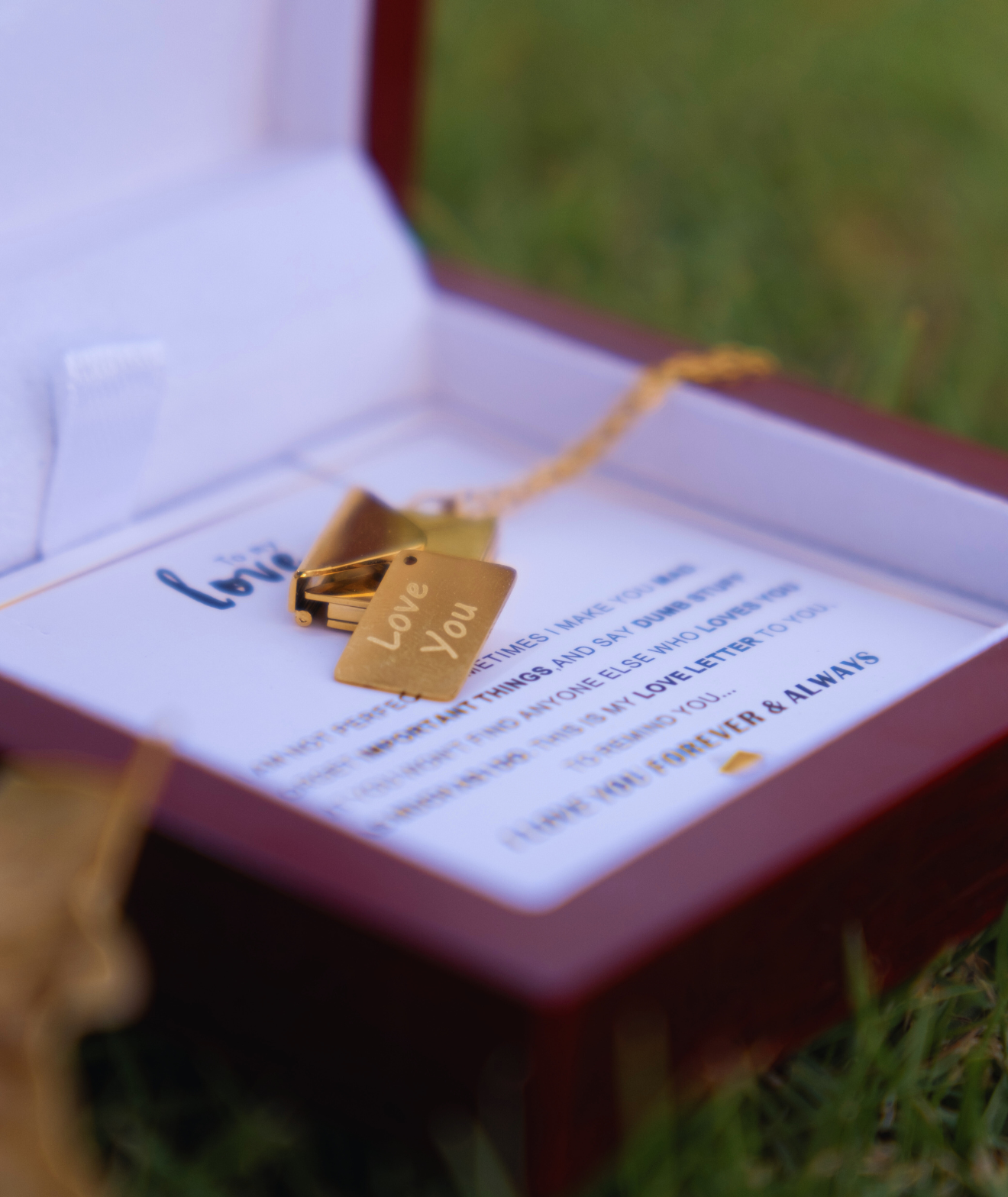 Envelope of Love – Hidden Message Pendant