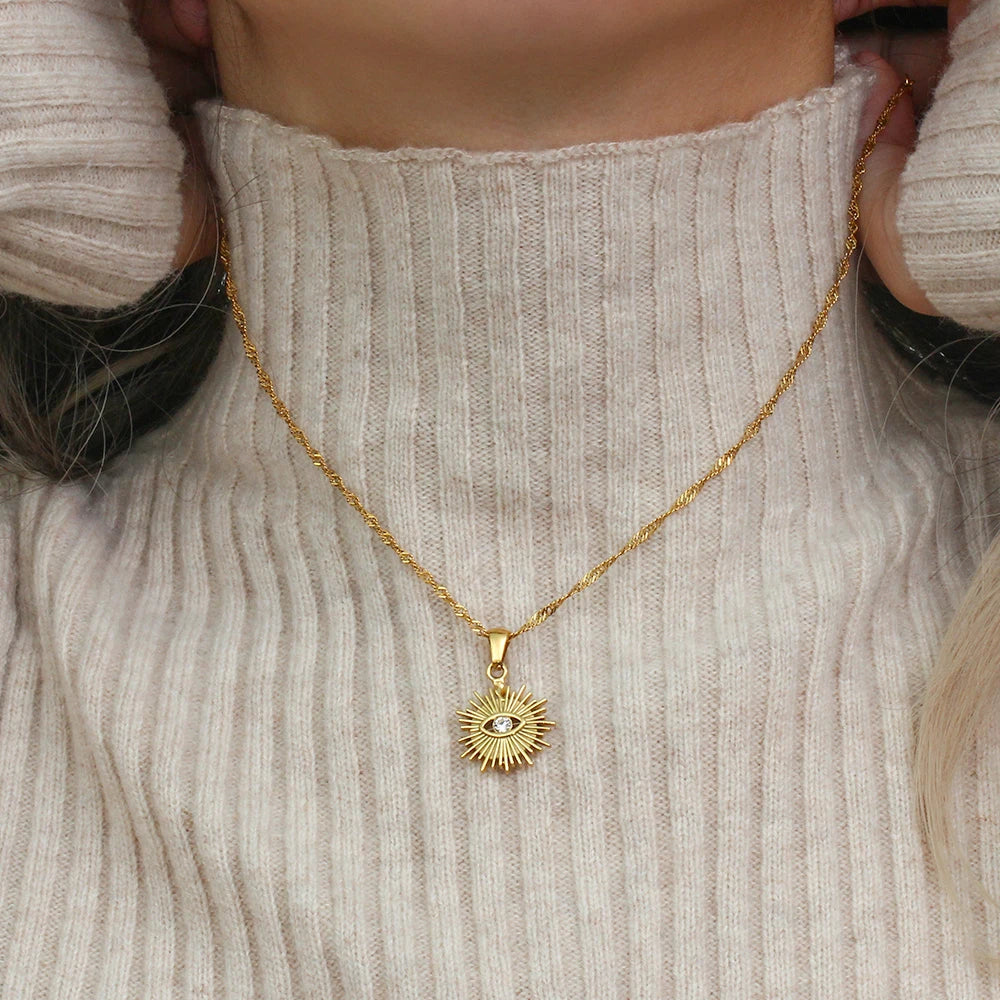 Radiant Eye Necklace