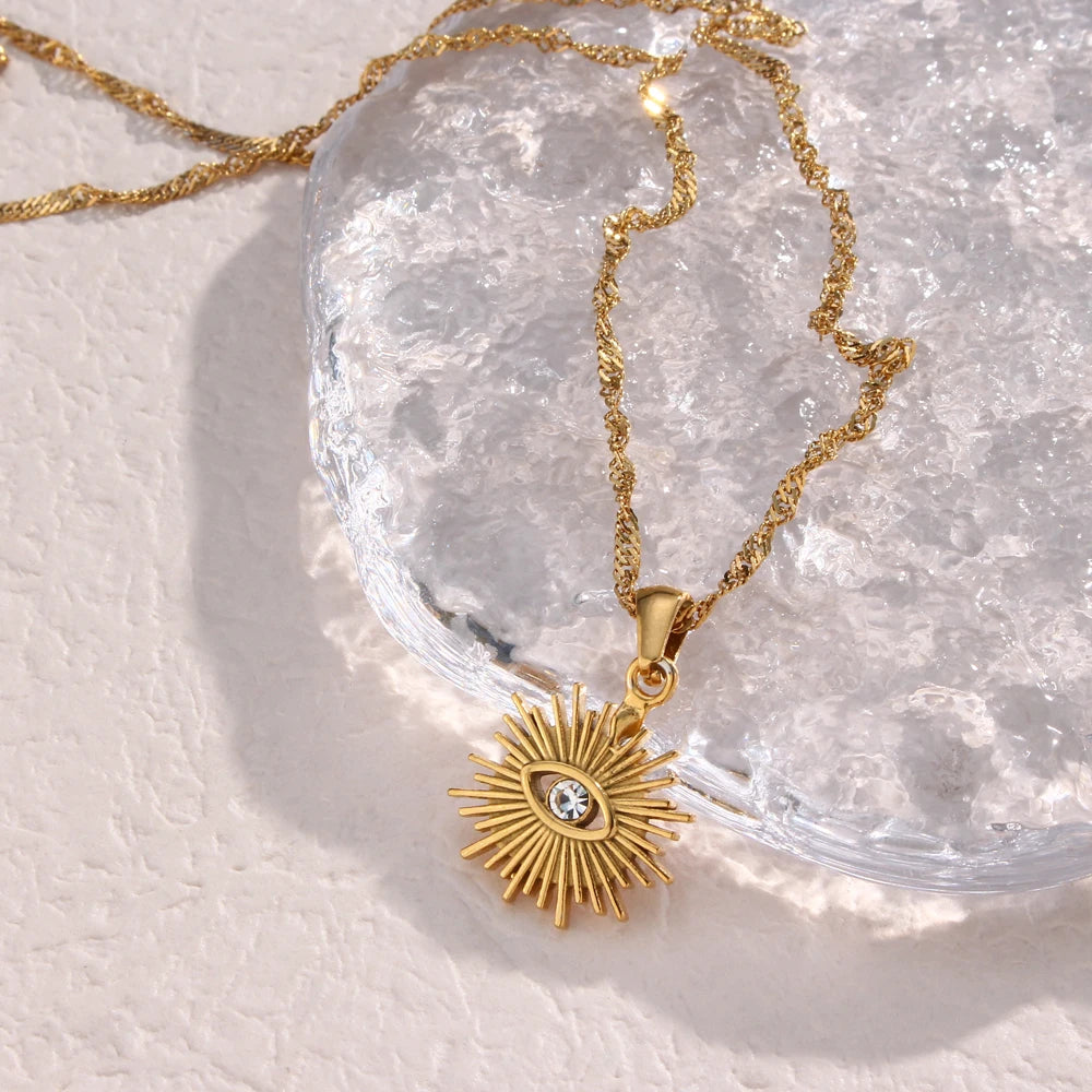 Radiant Eye Necklace