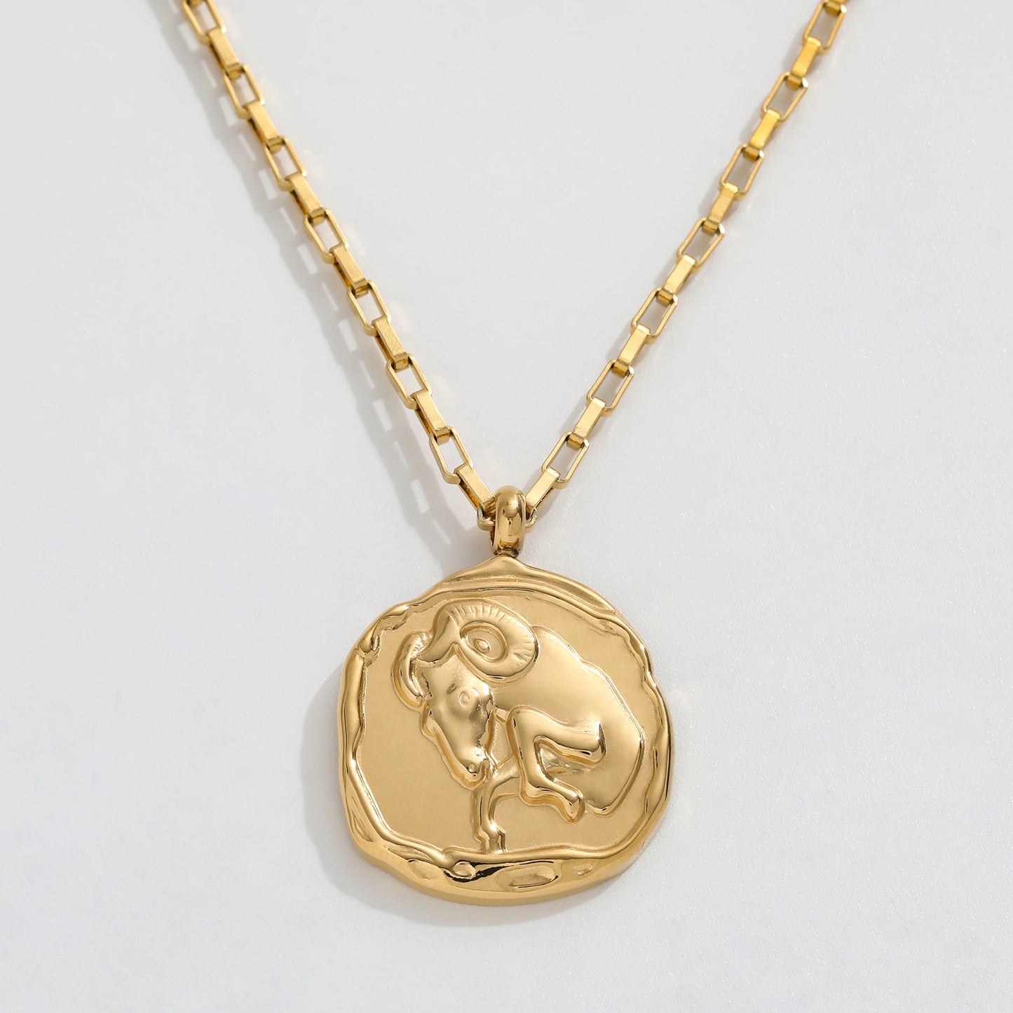 Aries Zodiac Chain Necklace