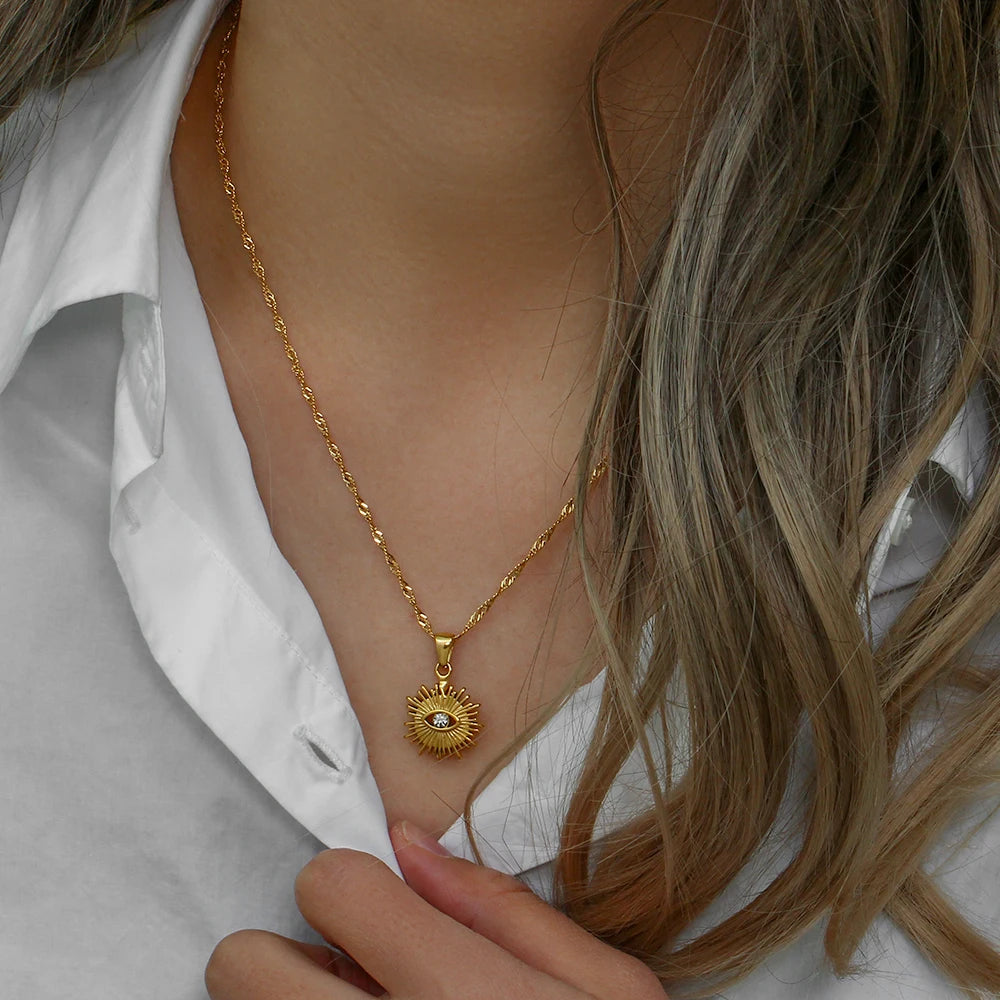 Radiant Eye Necklace