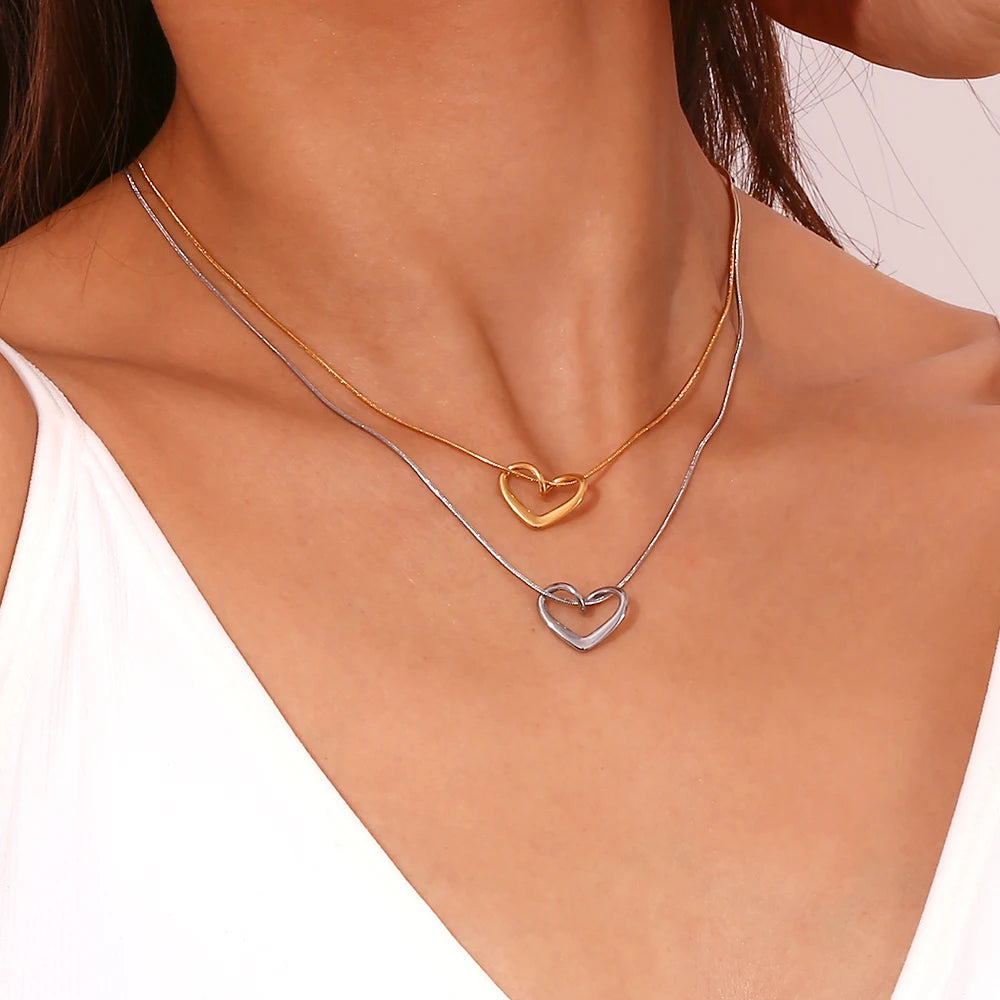 Sculpted Heart Necklace