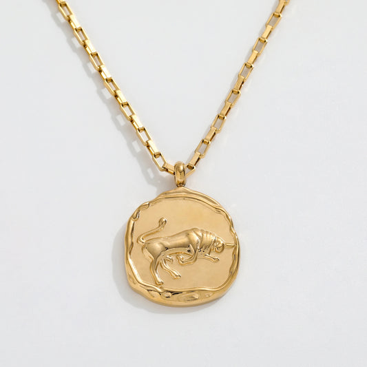 Taurus Zodiac Chain Necklace