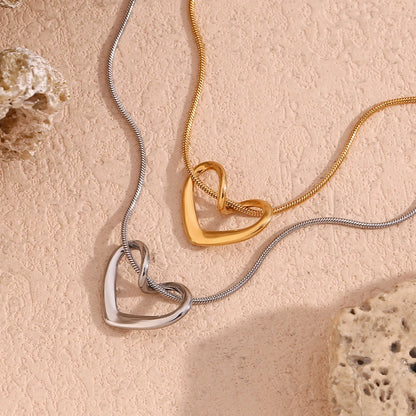 Sculpted Heart Necklace
