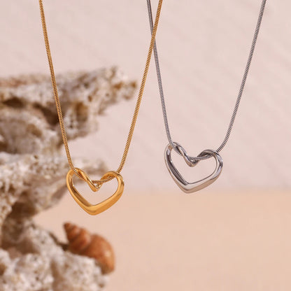 Sculpted Heart Necklace