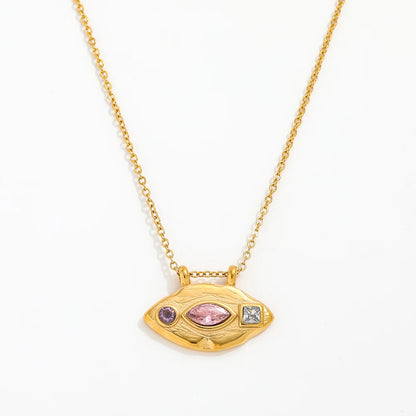 Glimmer Eye Necklace
