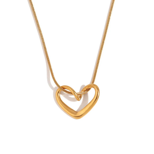 Sculpted Heart Necklace