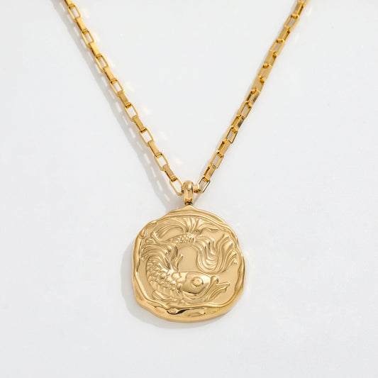 Pisces Zodiac Chain Necklace