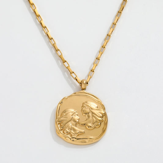 Gemini Zodiac Chain Necklace