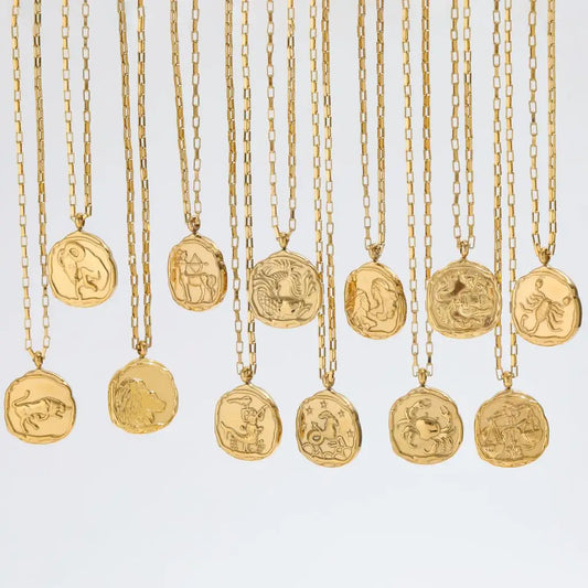 Aries Zodiac Chain Necklace