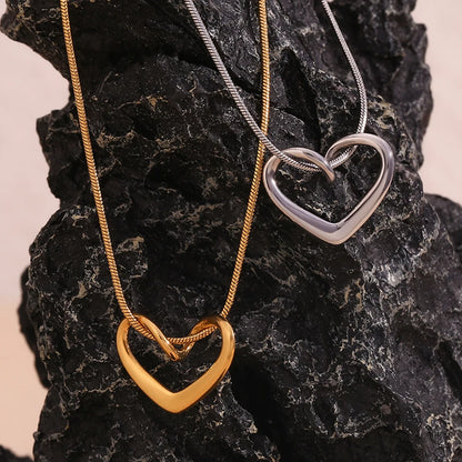 Sculpted Heart Necklace